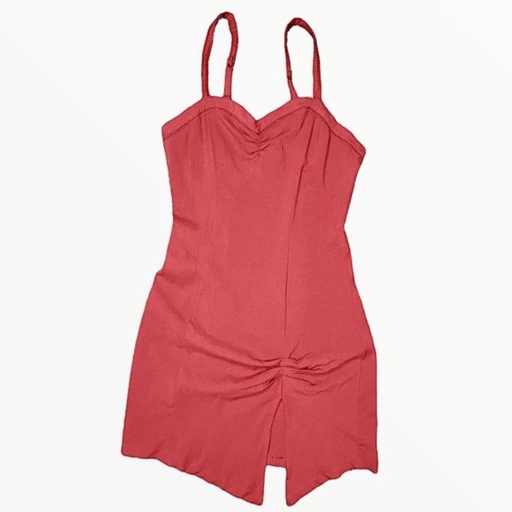 Free People Red Dress Small Women’s Sundress Spaghetti Strap New Intimately NWT